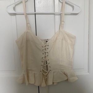 Revolve lovers + friends corset top never worn